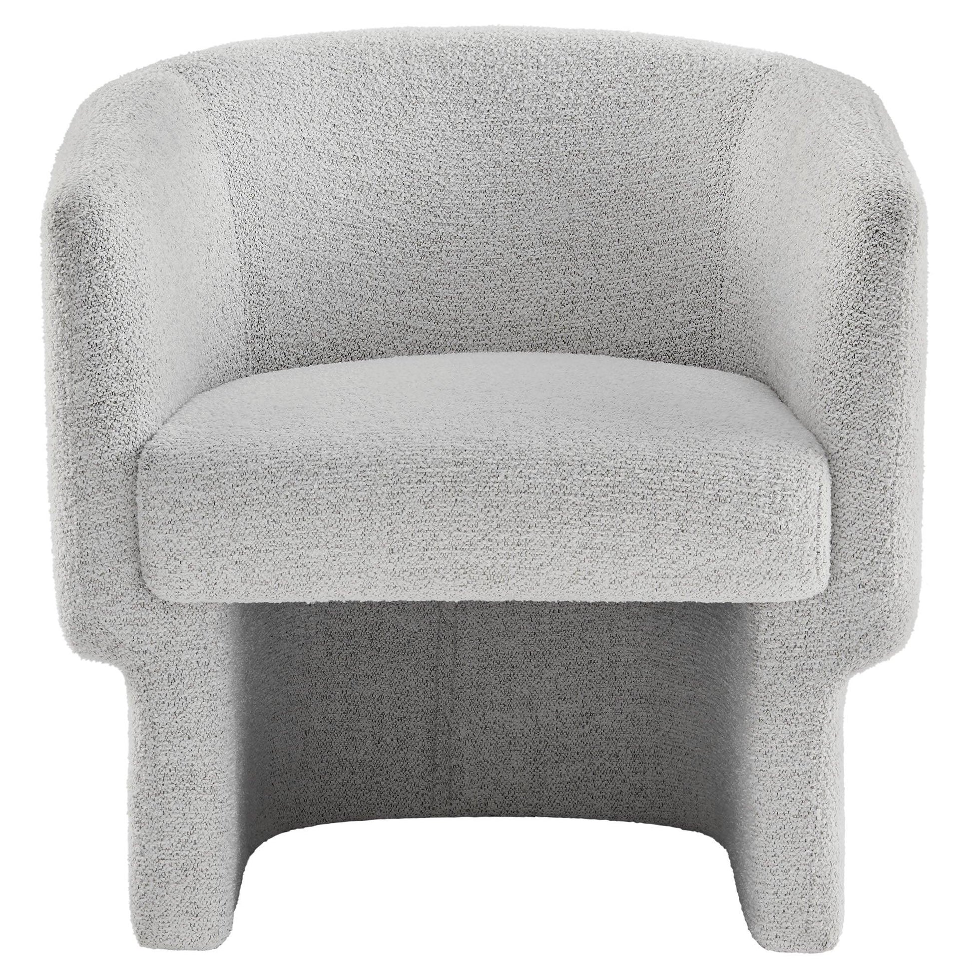 Boucle Fabric Accent Chair