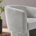 Boucle Fabric Accent Chair