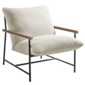 Modway Raya Outdoor Patio Boucle Lounge Chair & Ottoman