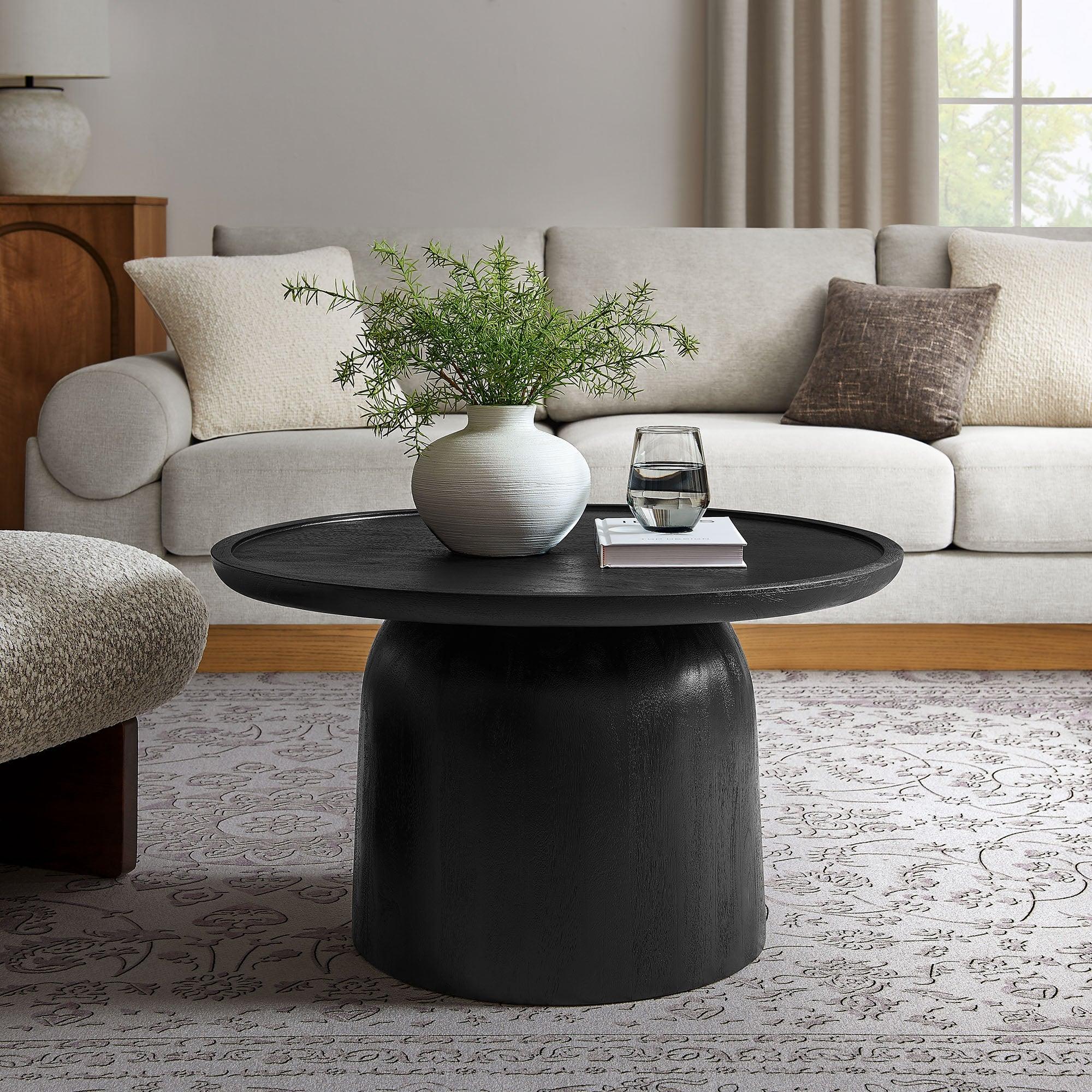 Holloway Round Wood Coffee Table