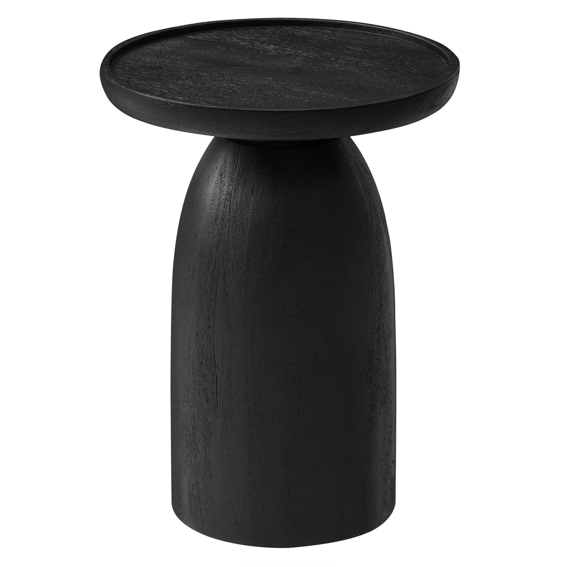 Holloway Round Wood Side Table