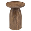 Holloway Round Wood Side Table