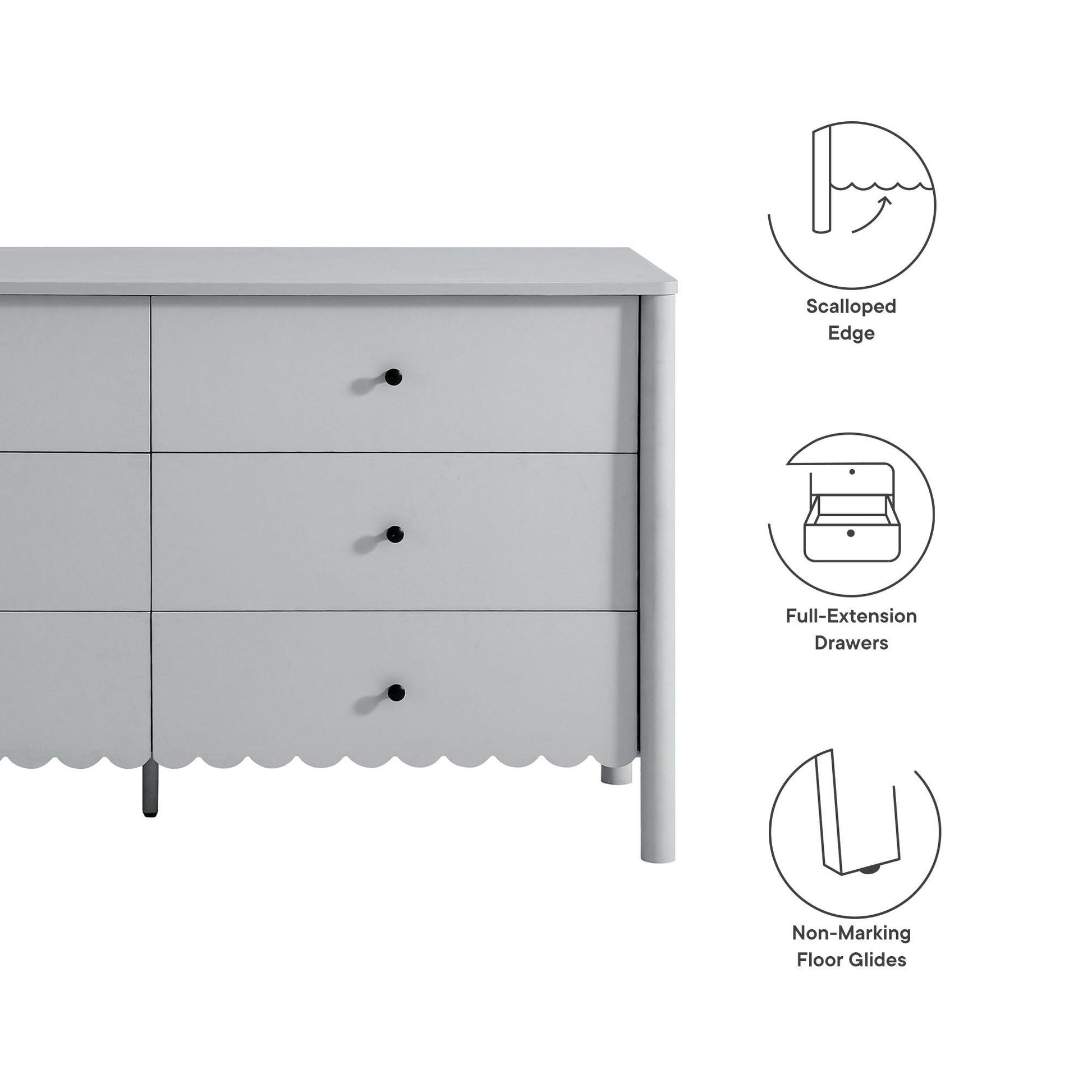 Emmeline 6-Drawer Dresser