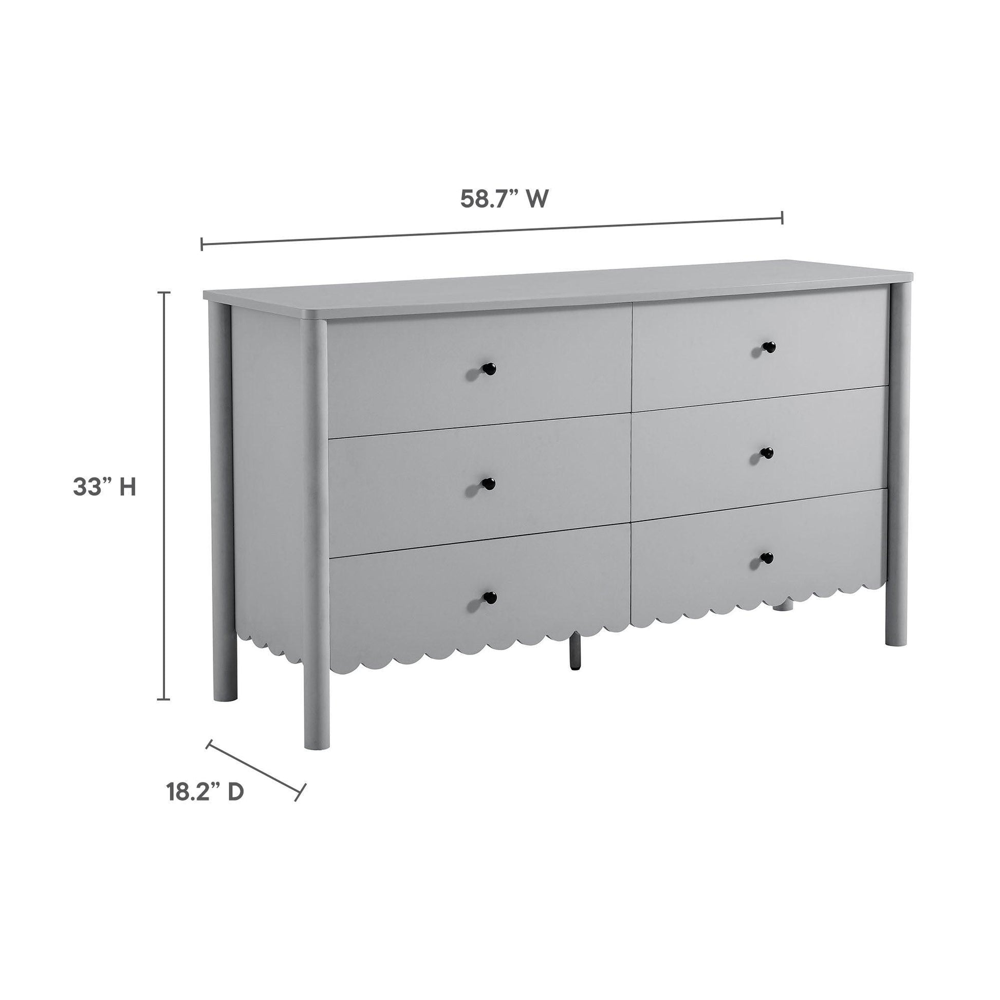 Emmeline 6-Drawer Dresser