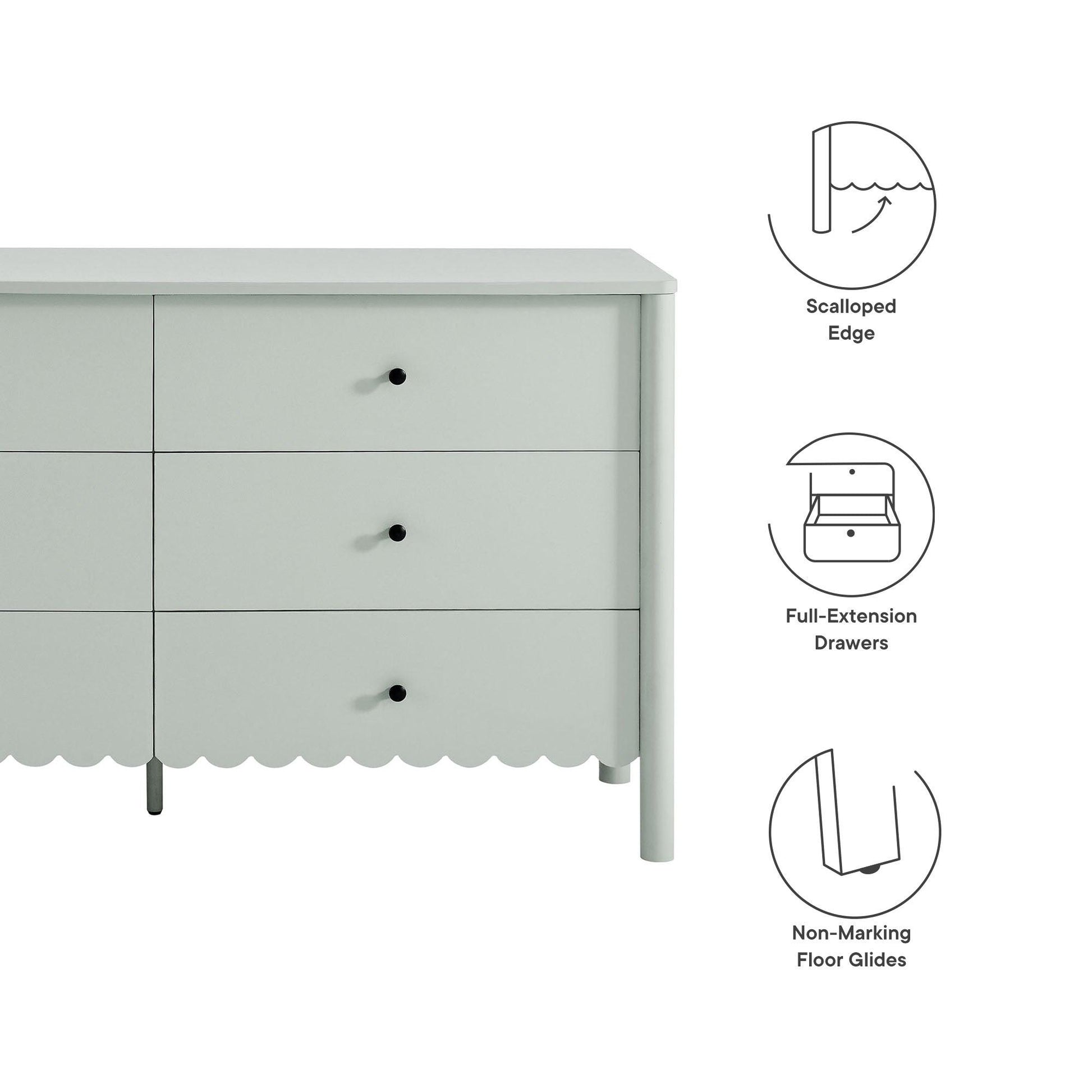 Emmeline 6-Drawer Dresser