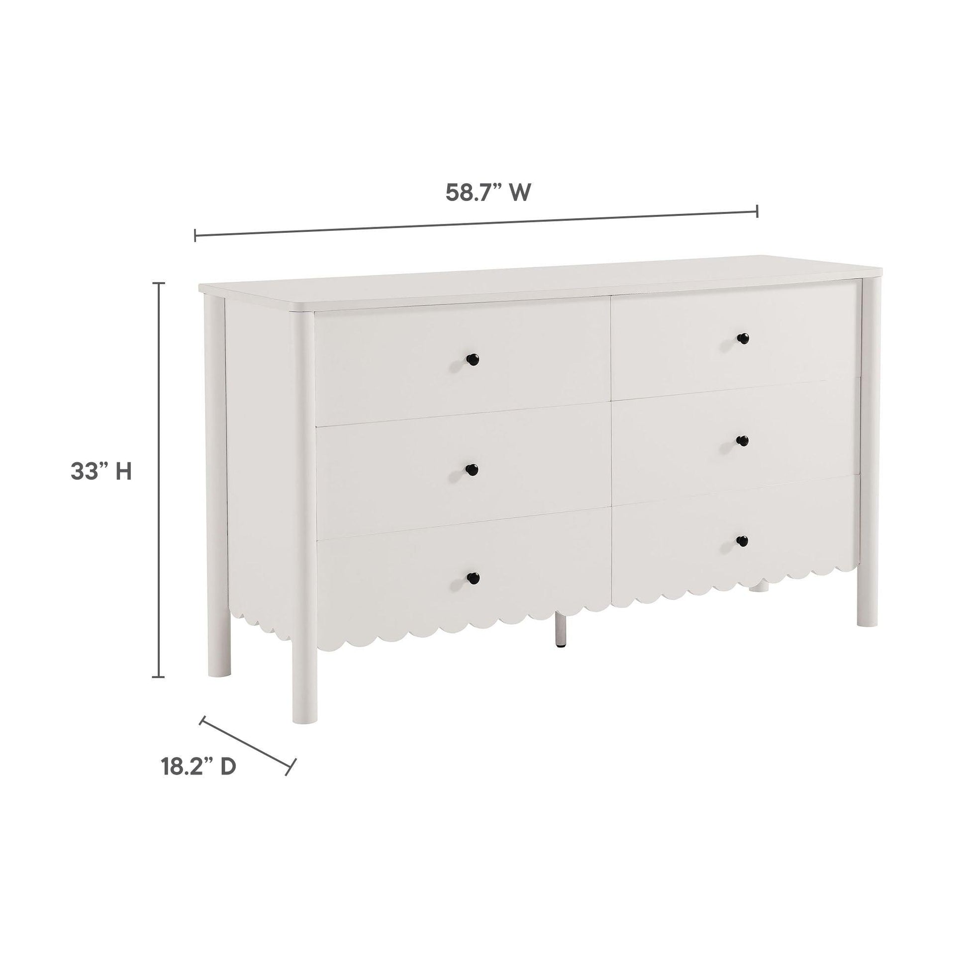 Emmeline 6-Drawer Dresser