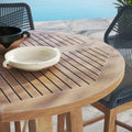 Outdoor Patio Teak Bar Set