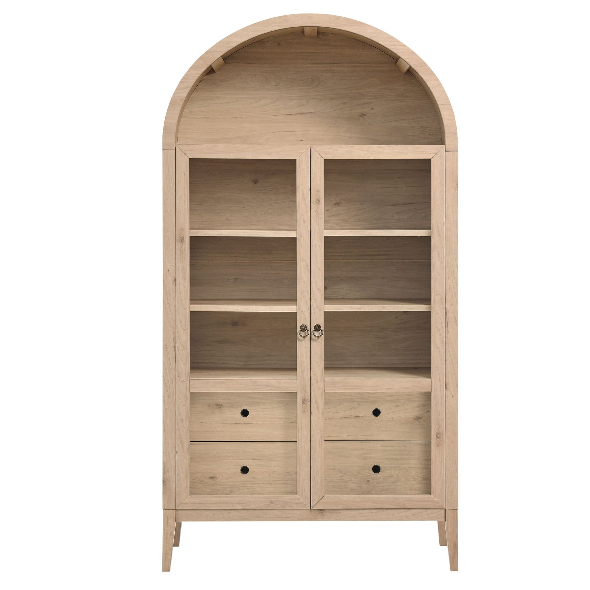 Nolan 74" Arched Storage Cabinet