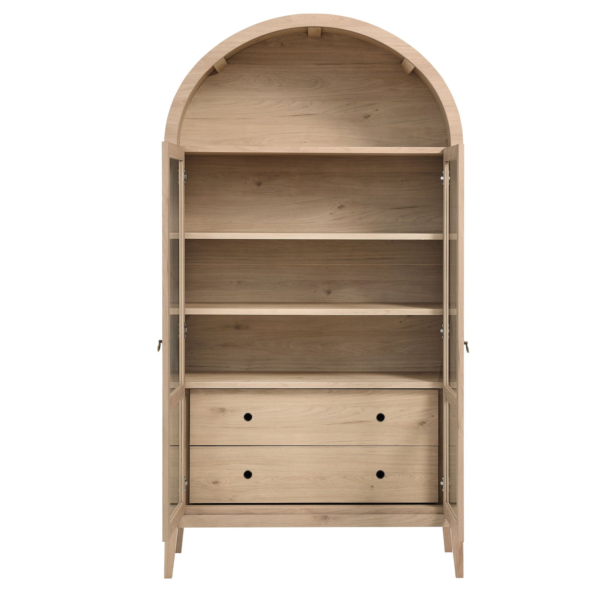 Nolan 74" Arched Storage Cabinet