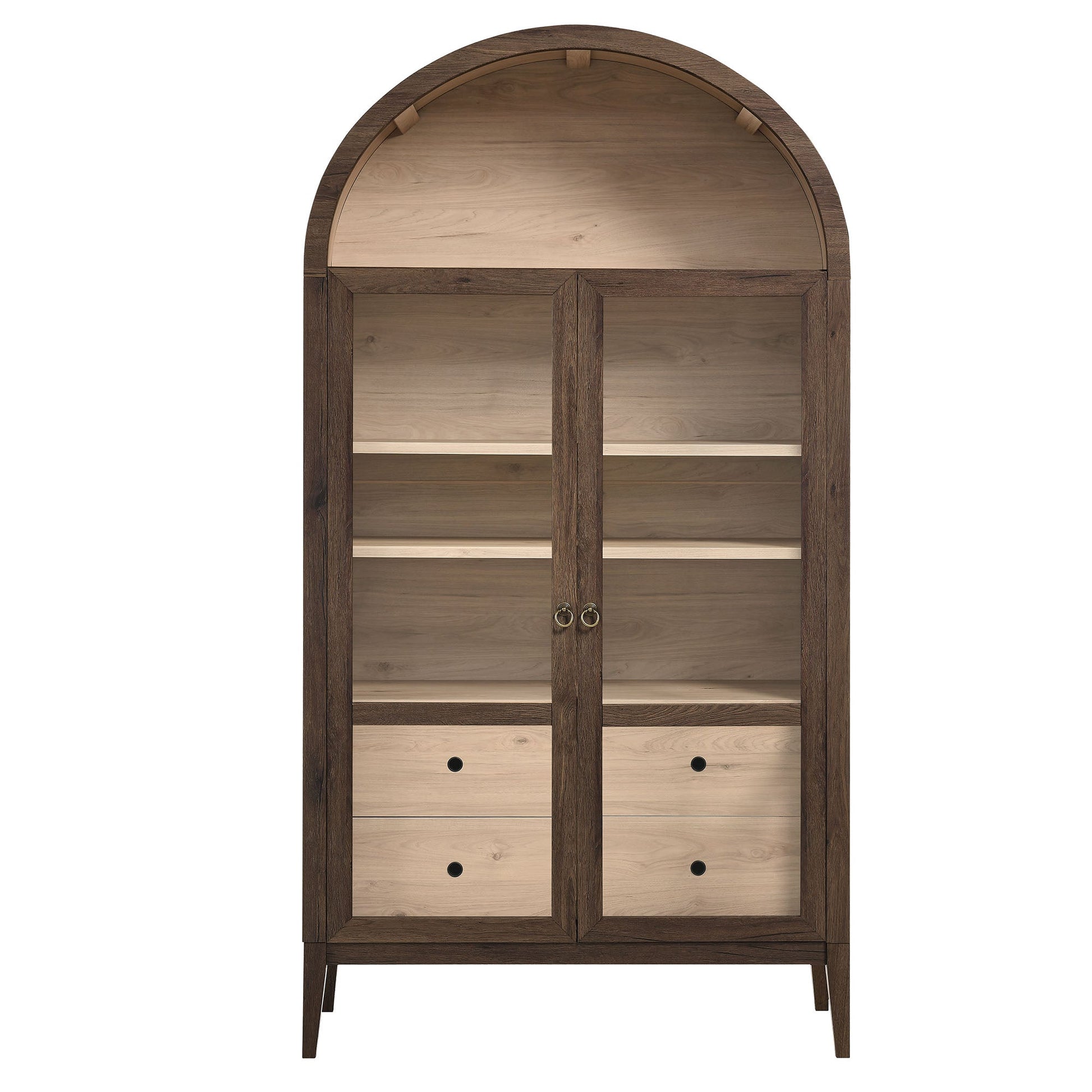 Nolan 74" Arched Storage Cabinet