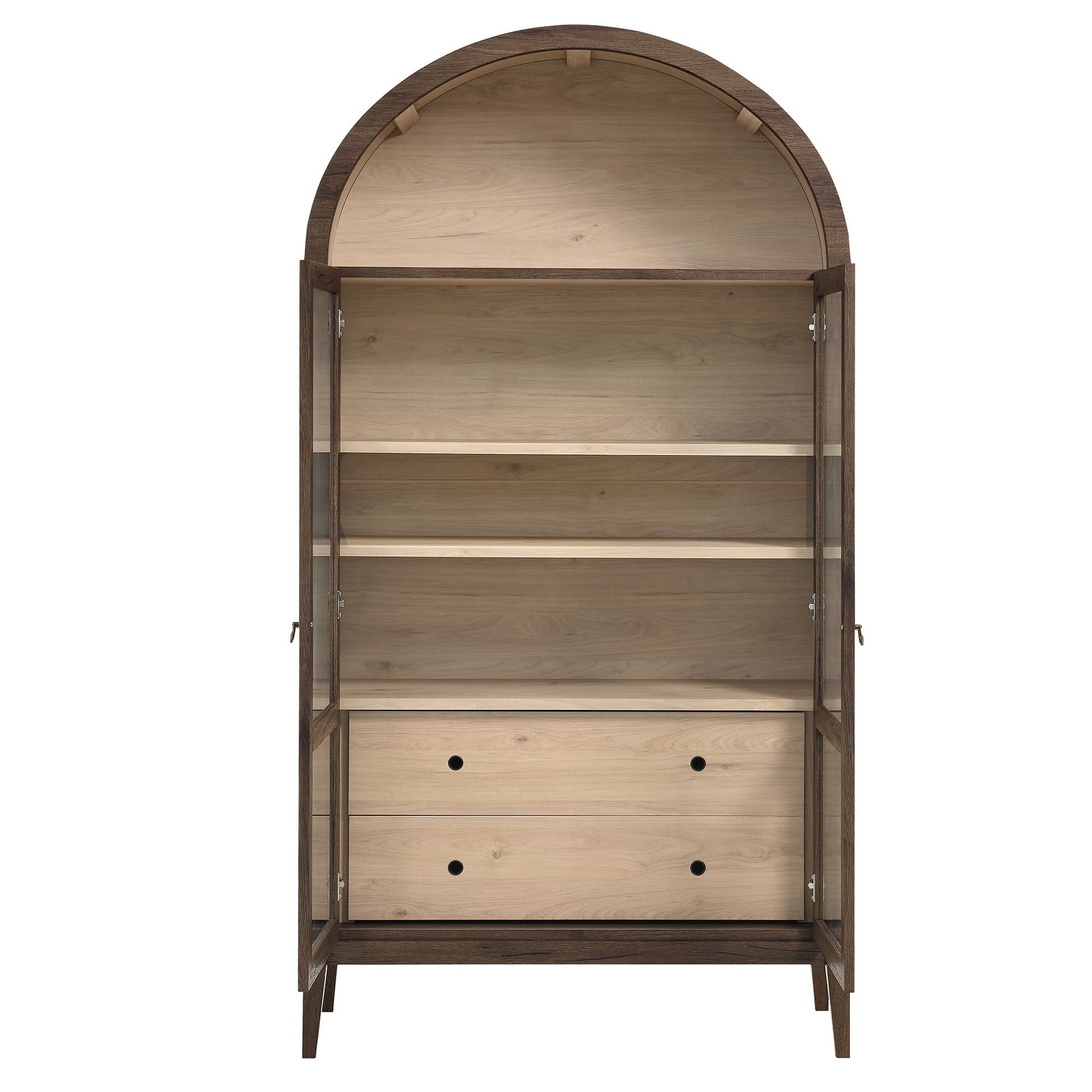 Nolan 74" Arched Storage Cabinet