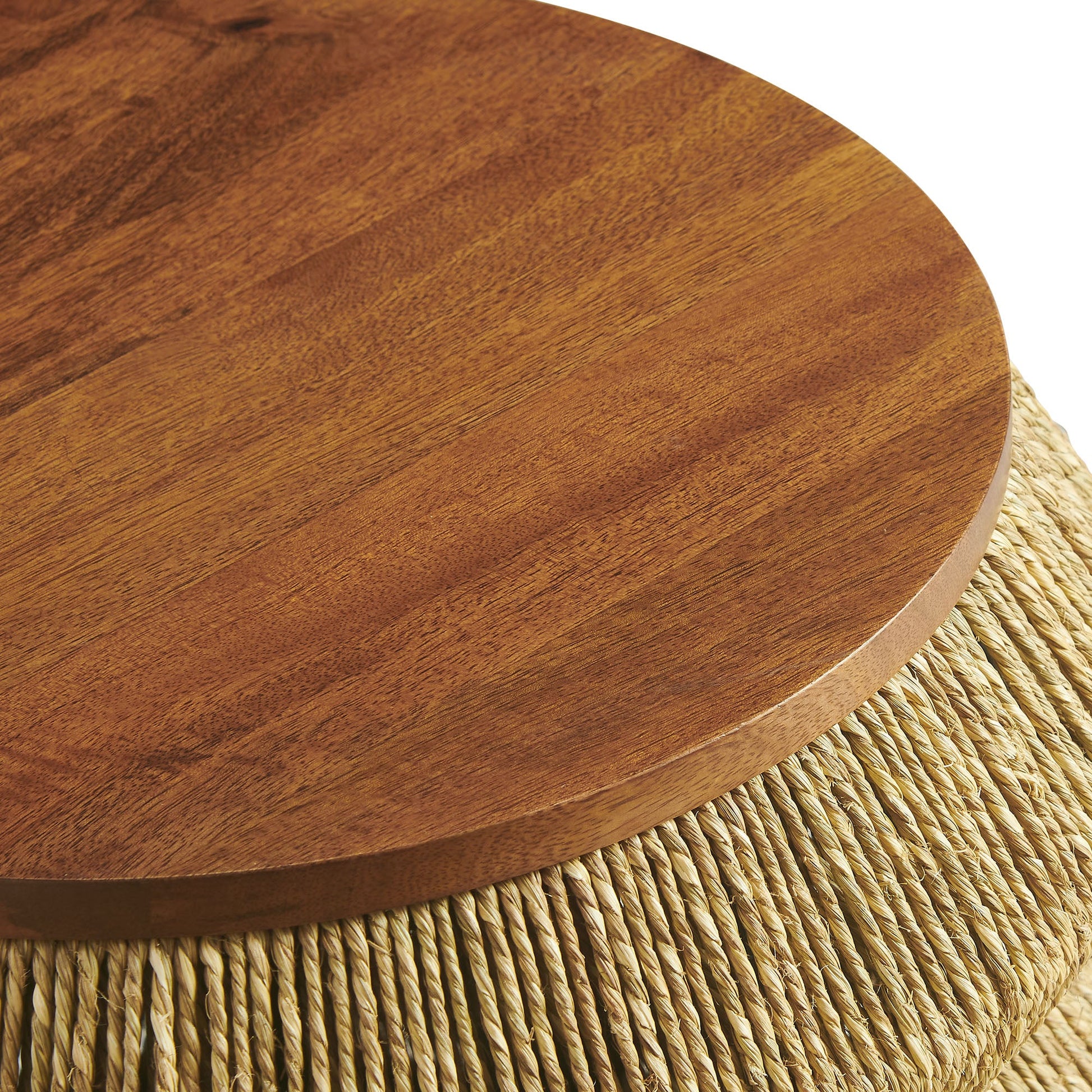 Maris Seagrass Wood End Table
