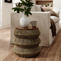 Maris Seagrass Wood End Table