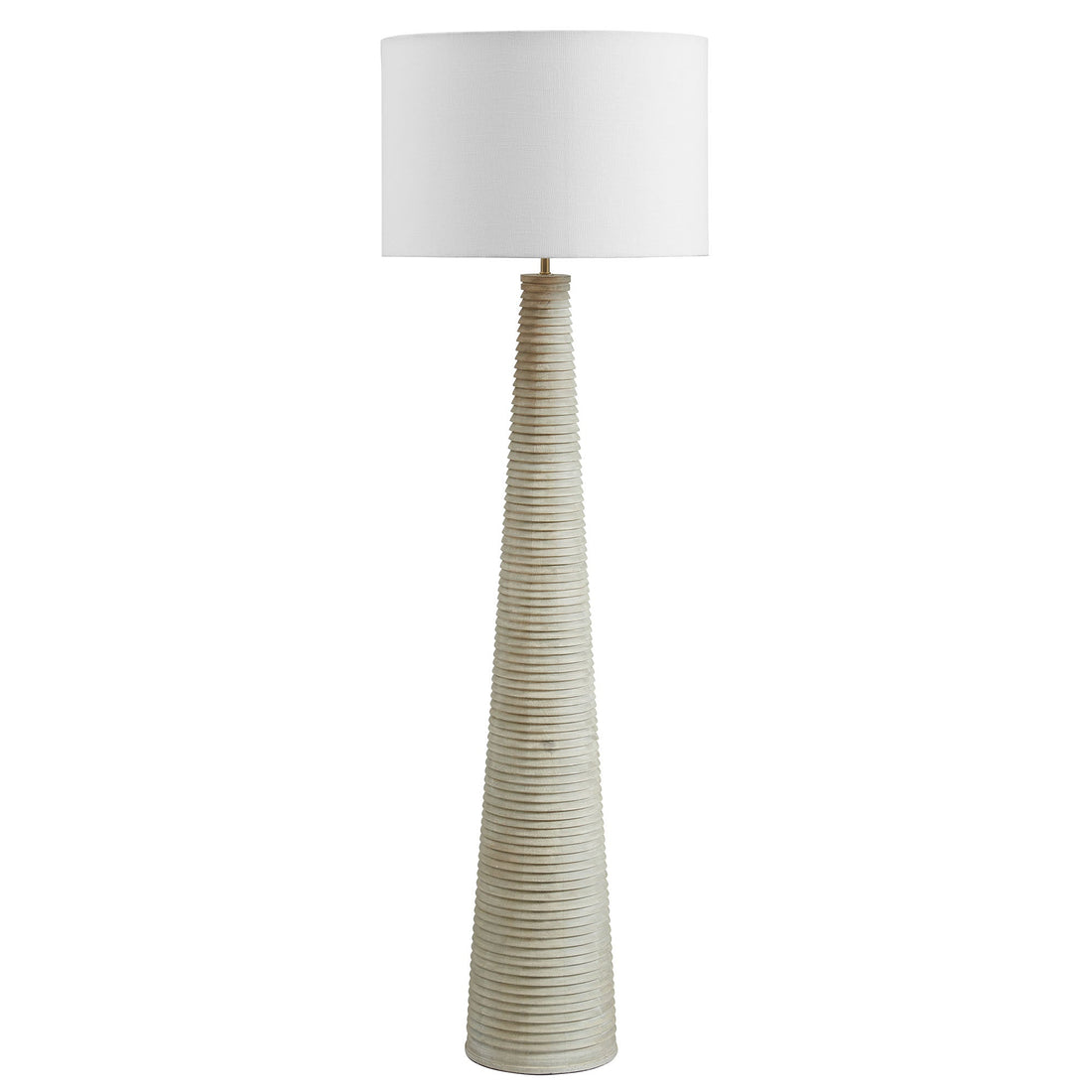 Saylor Carved Wood Floor Lamp