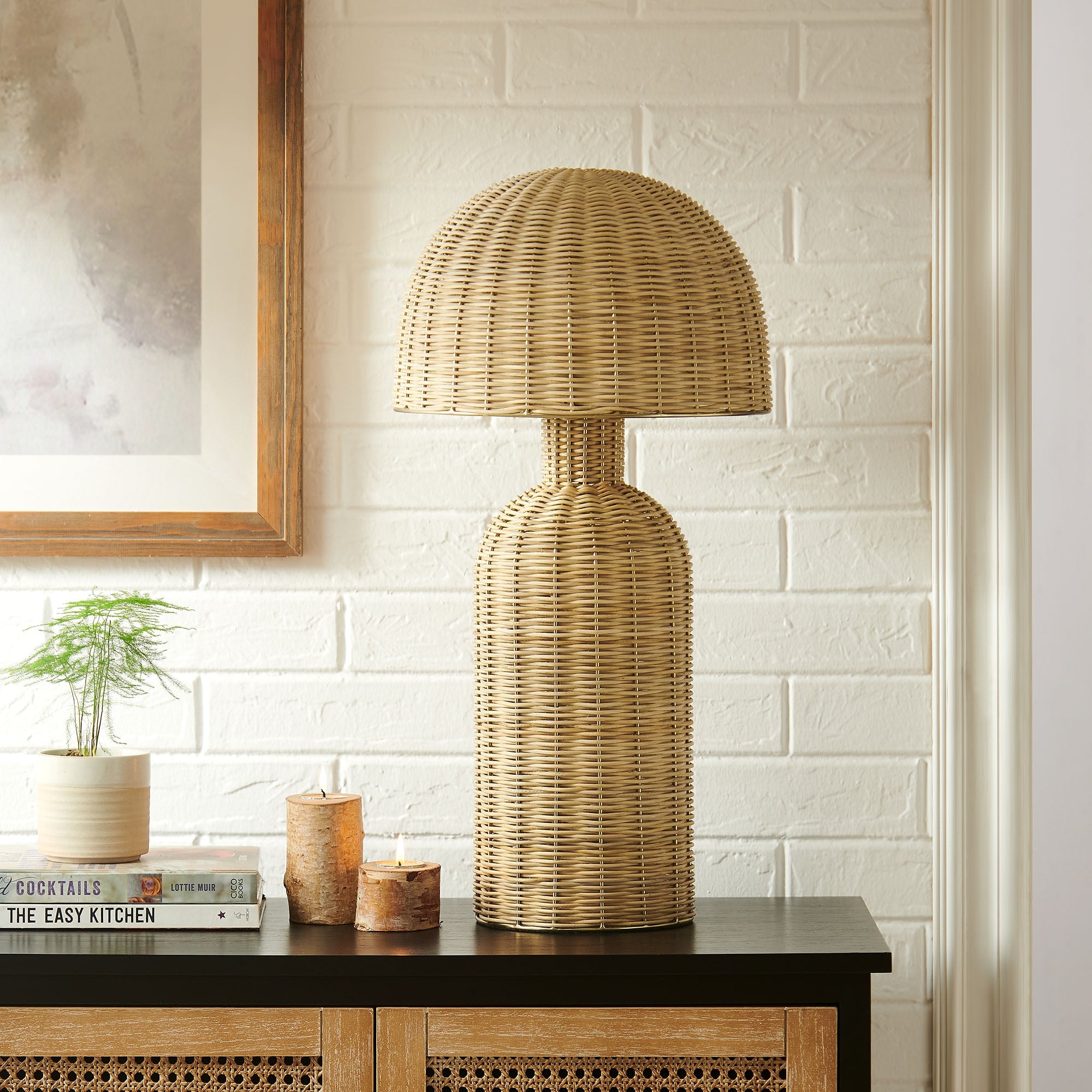 Briar Rattan Table Lamp Natural