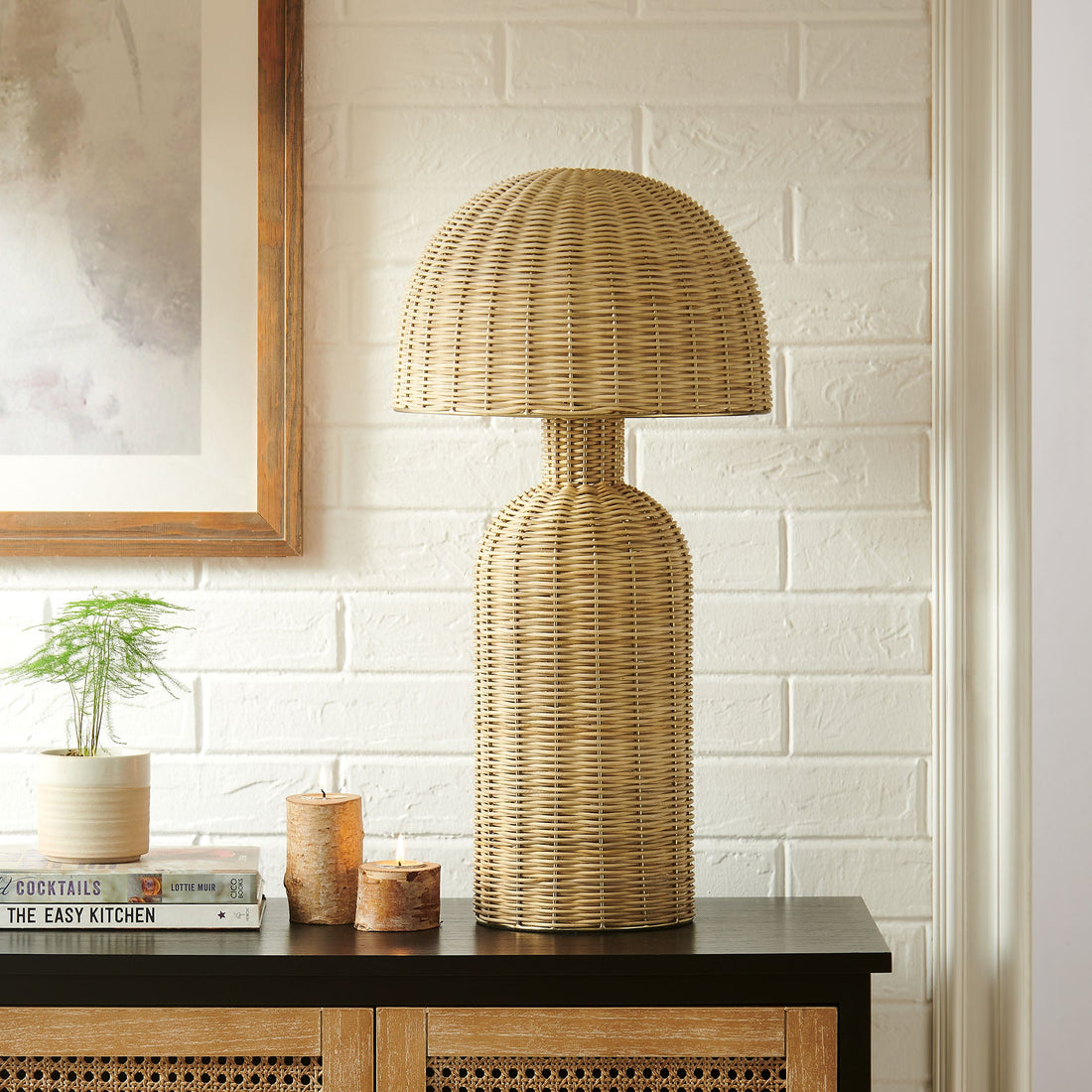 Briar Rattan Table Lamp Natural