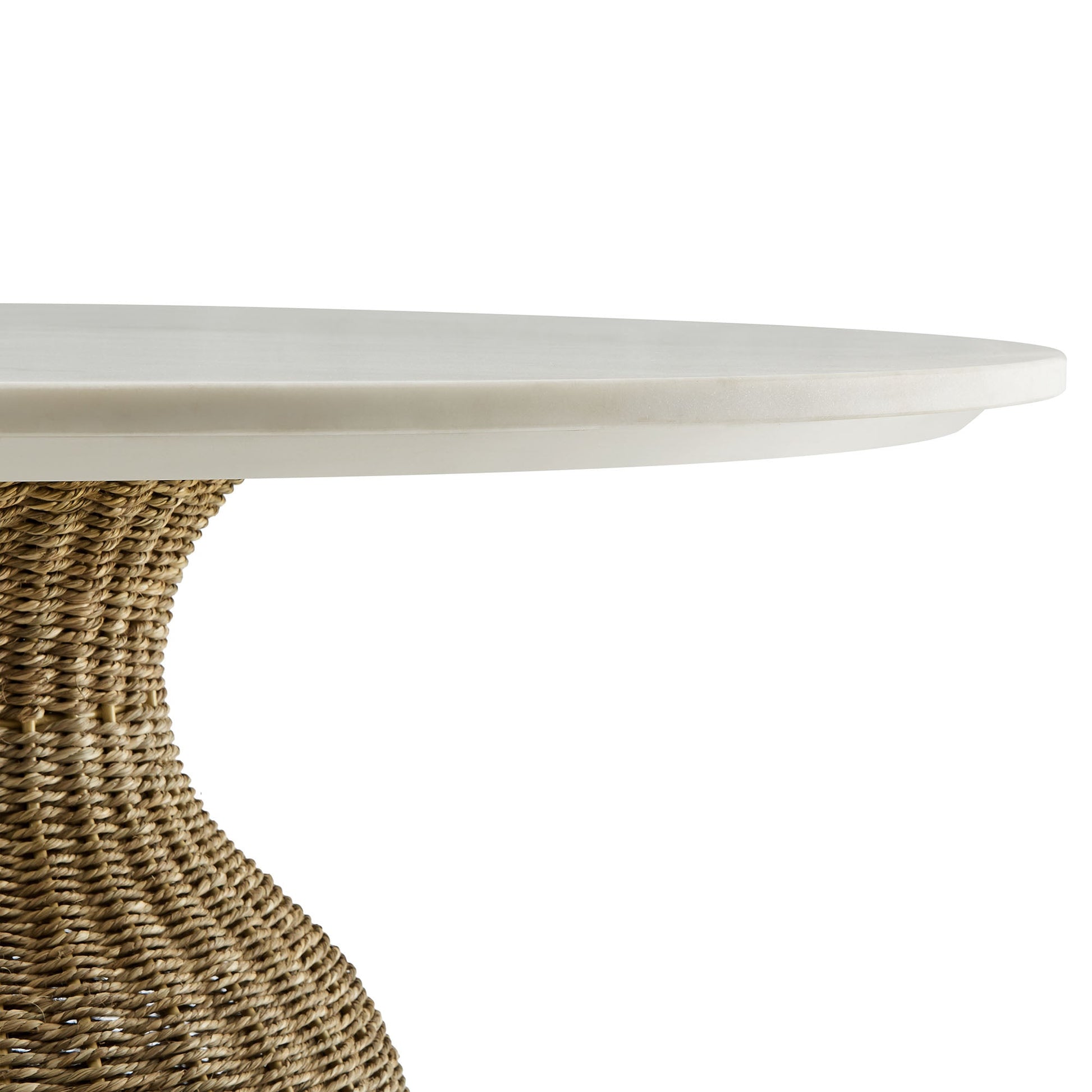 Marble Seagrass 36" Dining Table
