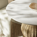Marble Seagrass 36" Dining Table