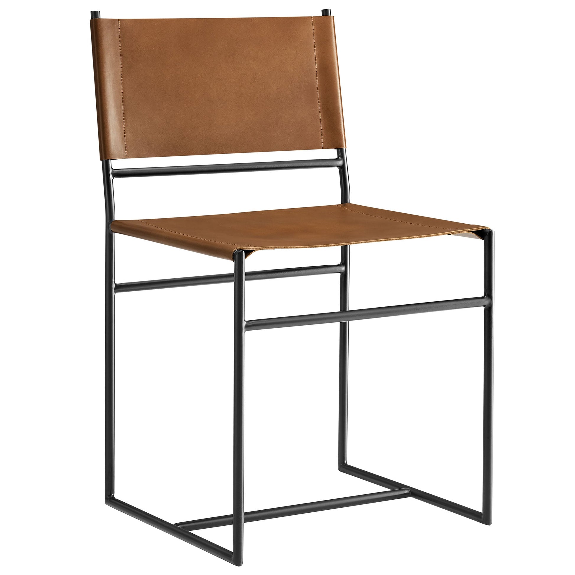 Leather Metal Dining Chair