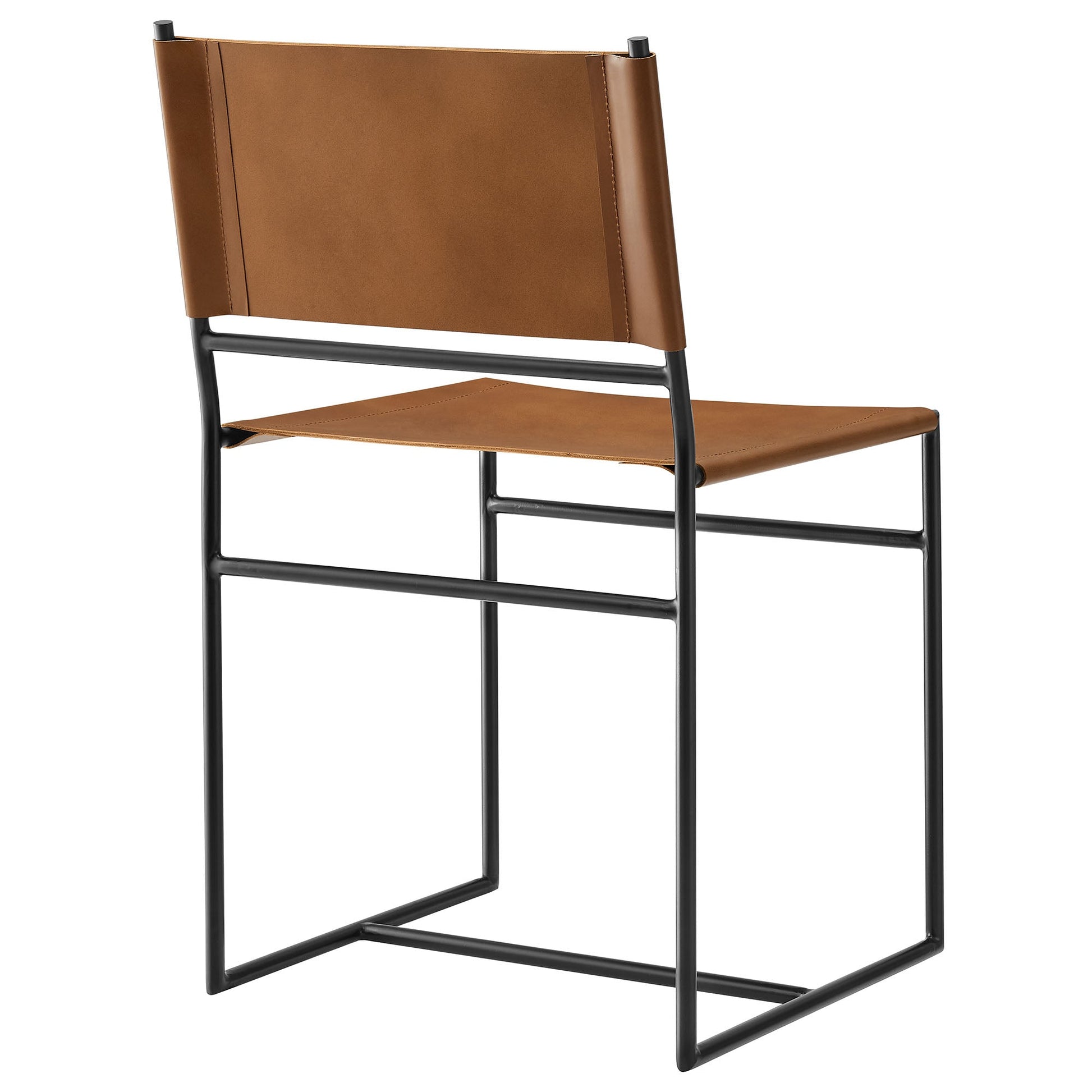 Leather Metal Dining Chair