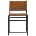 Leather Metal Dining Chair