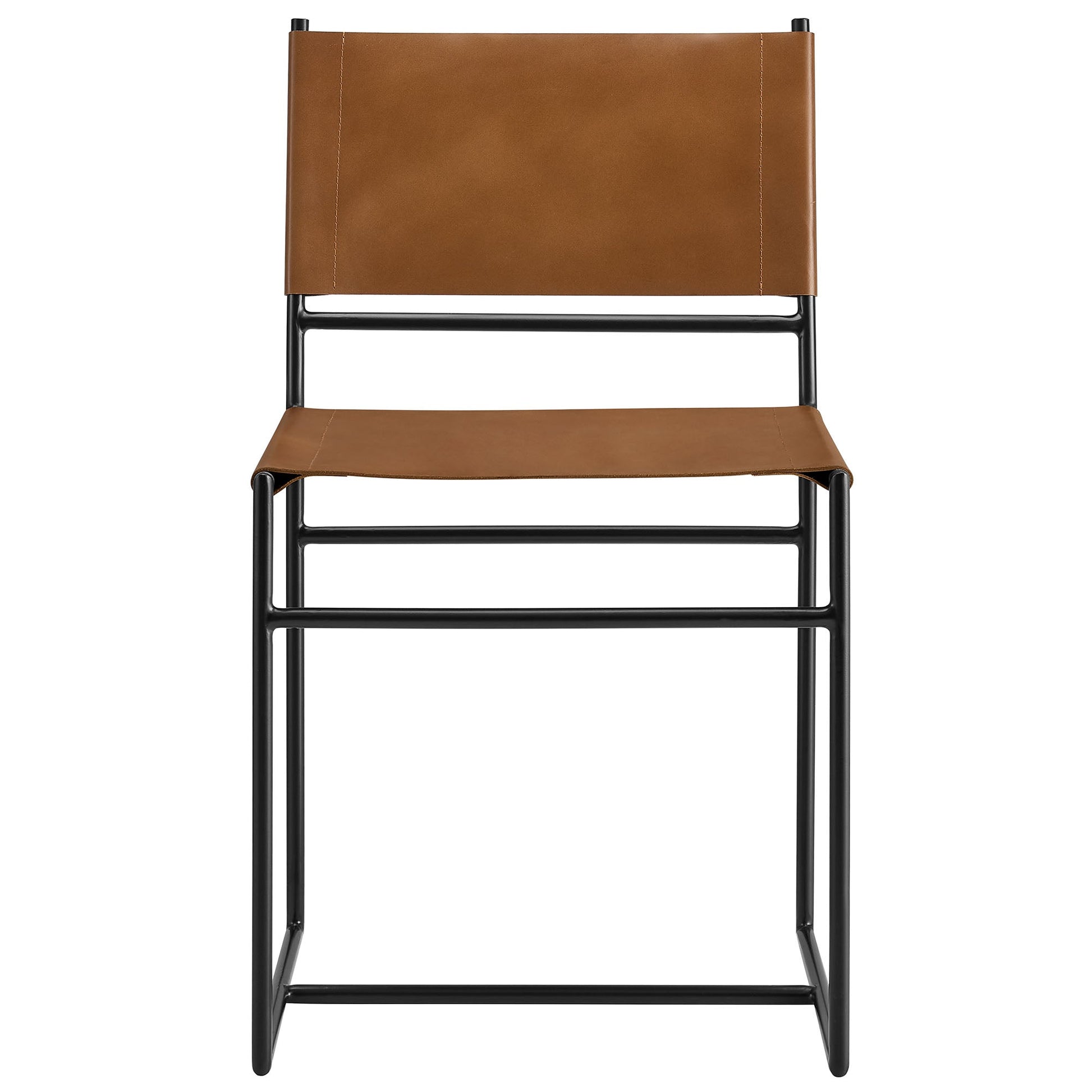 Leather Metal Dining Chair