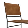 Leather Metal Dining Chair