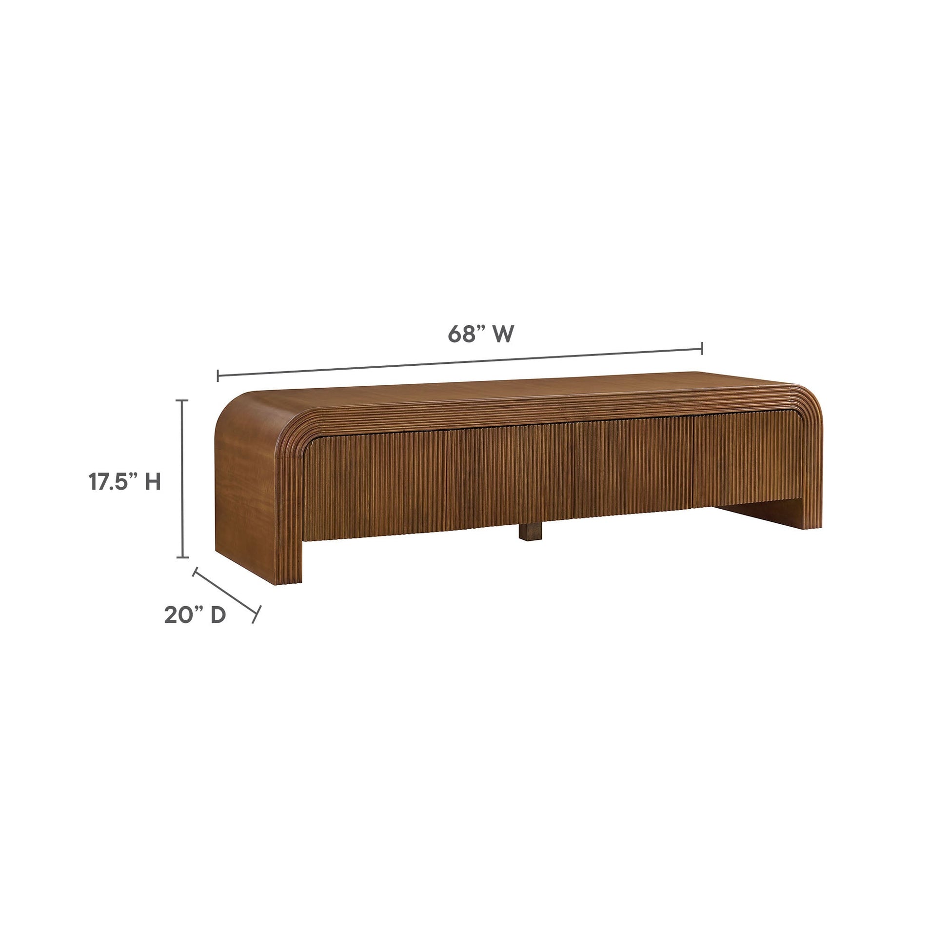 Modway Waterflute 68" TV Stand
