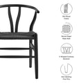 29-inch Amish Wood Dining Chair