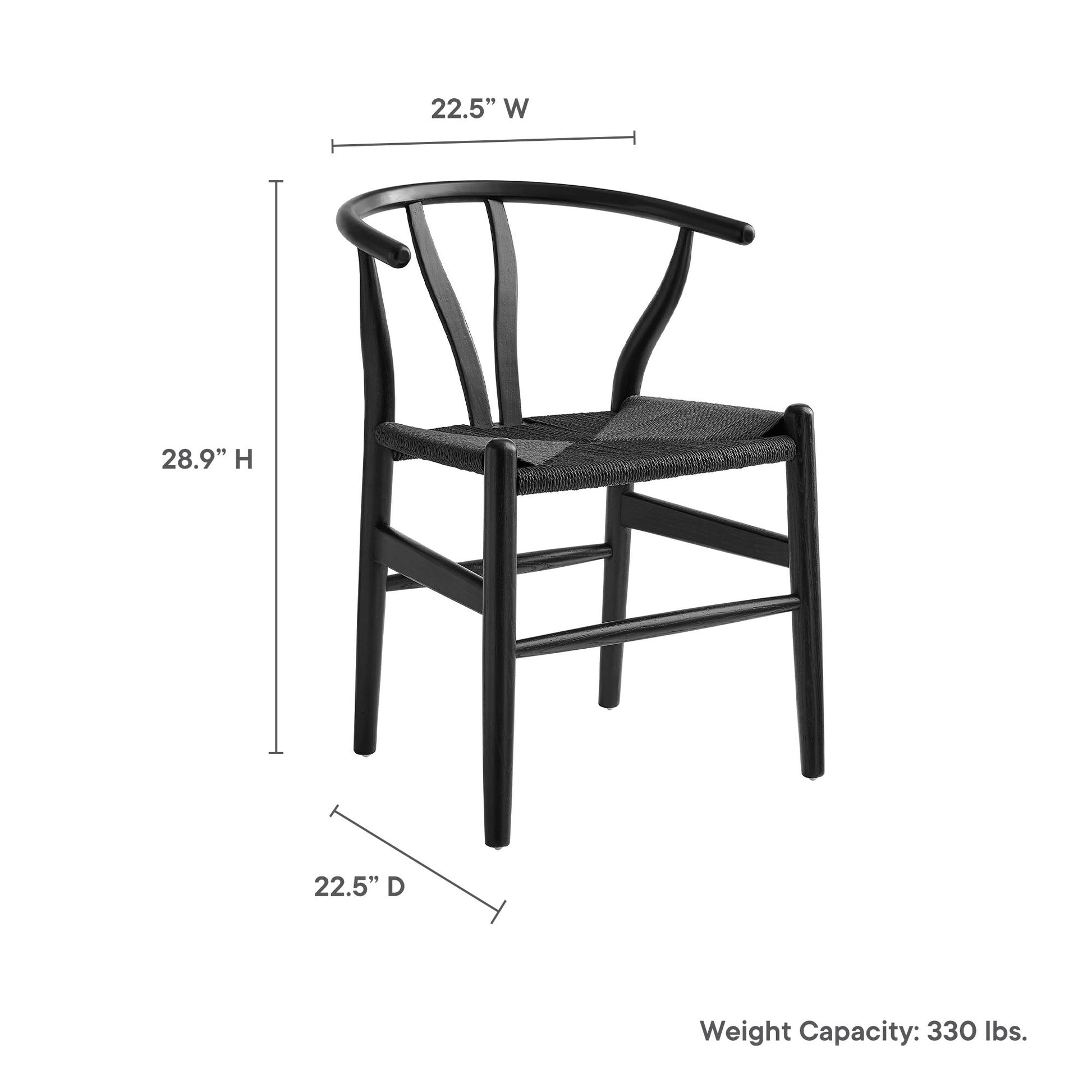 29-inch Amish Wood Dining Chair