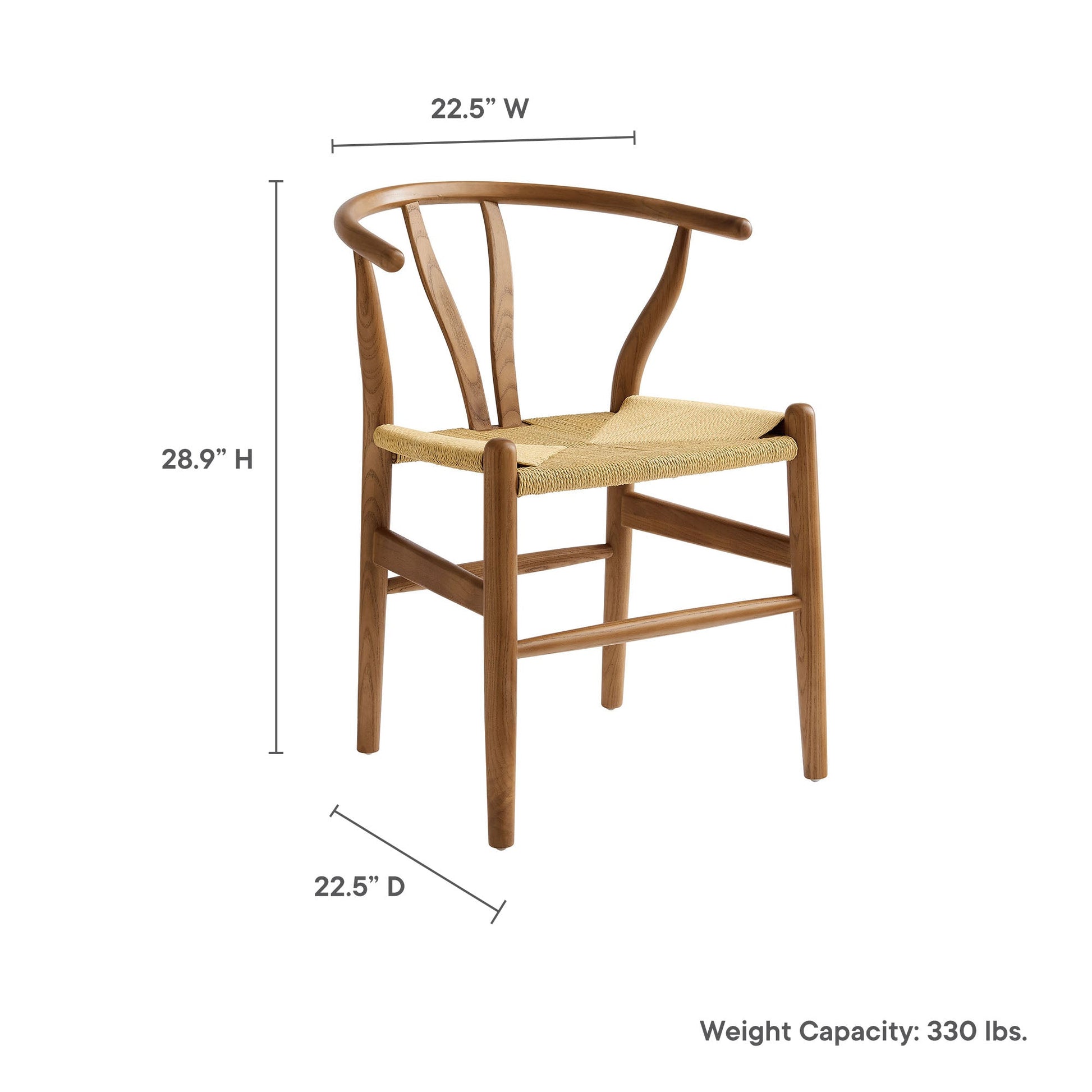 29-inch Amish Wood Dining Chair