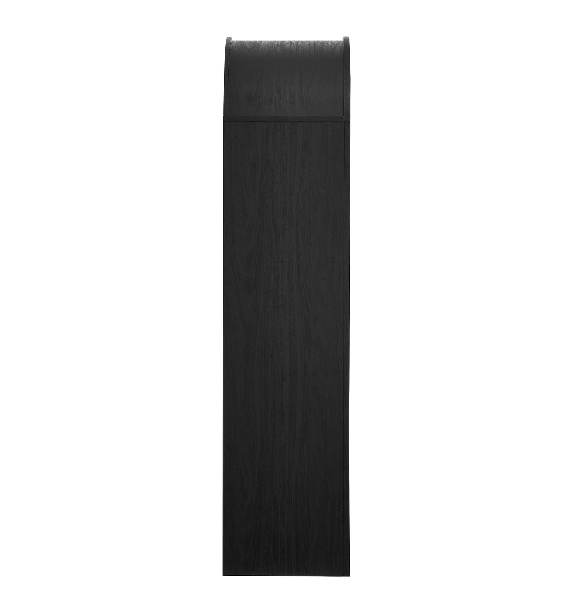 Narrow Black Bookcase