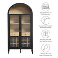 Stylish Nolan Arched Bar Cabinet for Modern Home Decor