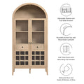 Stylish Nolan Arched Bar Cabinet for Modern Home Decor