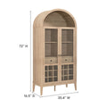 Stylish Nolan Arched Bar Cabinet for Modern Home Decor