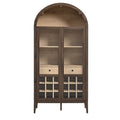 Stylish Nolan Arched Bar Cabinet for Modern Home Decor