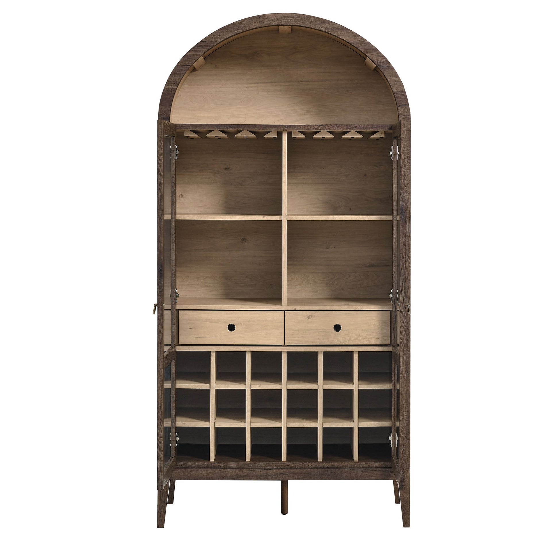 Stylish Nolan Arched Bar Cabinet for Modern Home Decor