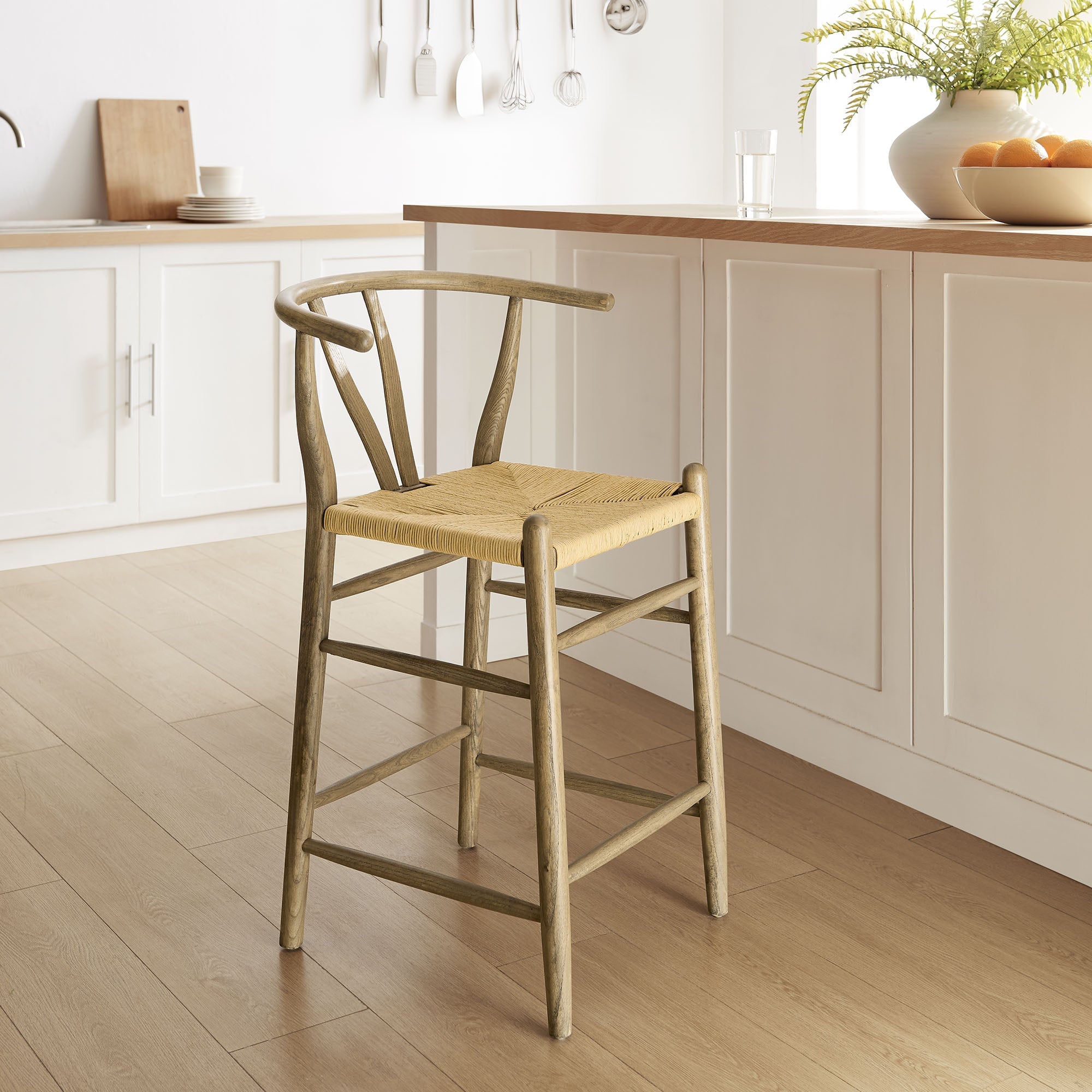 Amish Wood Counter Stool