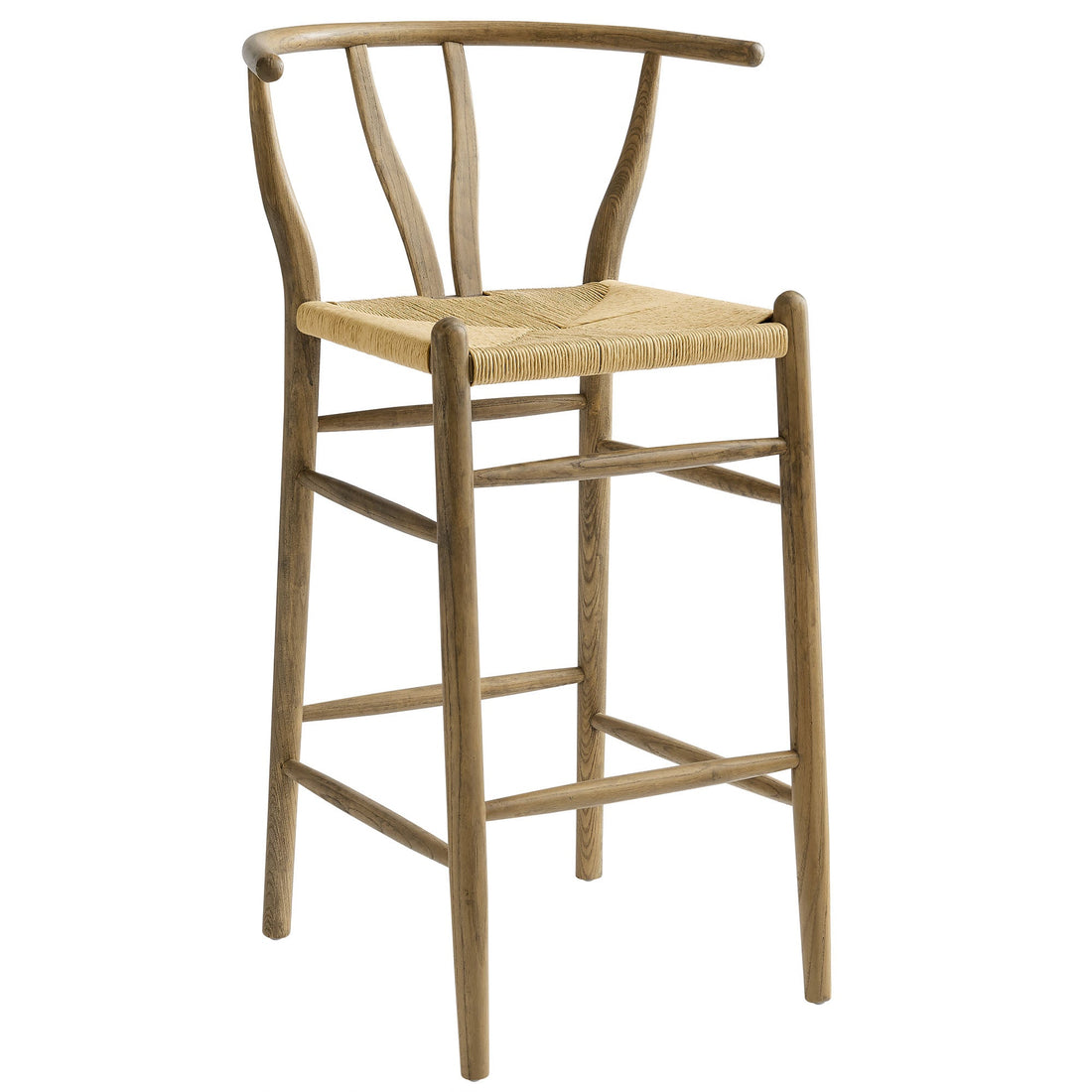 Amish Wood Bar Stool Chair