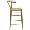 Amish Wood Bar Stool Chair