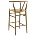 Amish Wood Bar Stool Chair