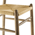 Amish Wood Bar Stool Chair