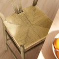 Amish Wood Bar Stool Chair