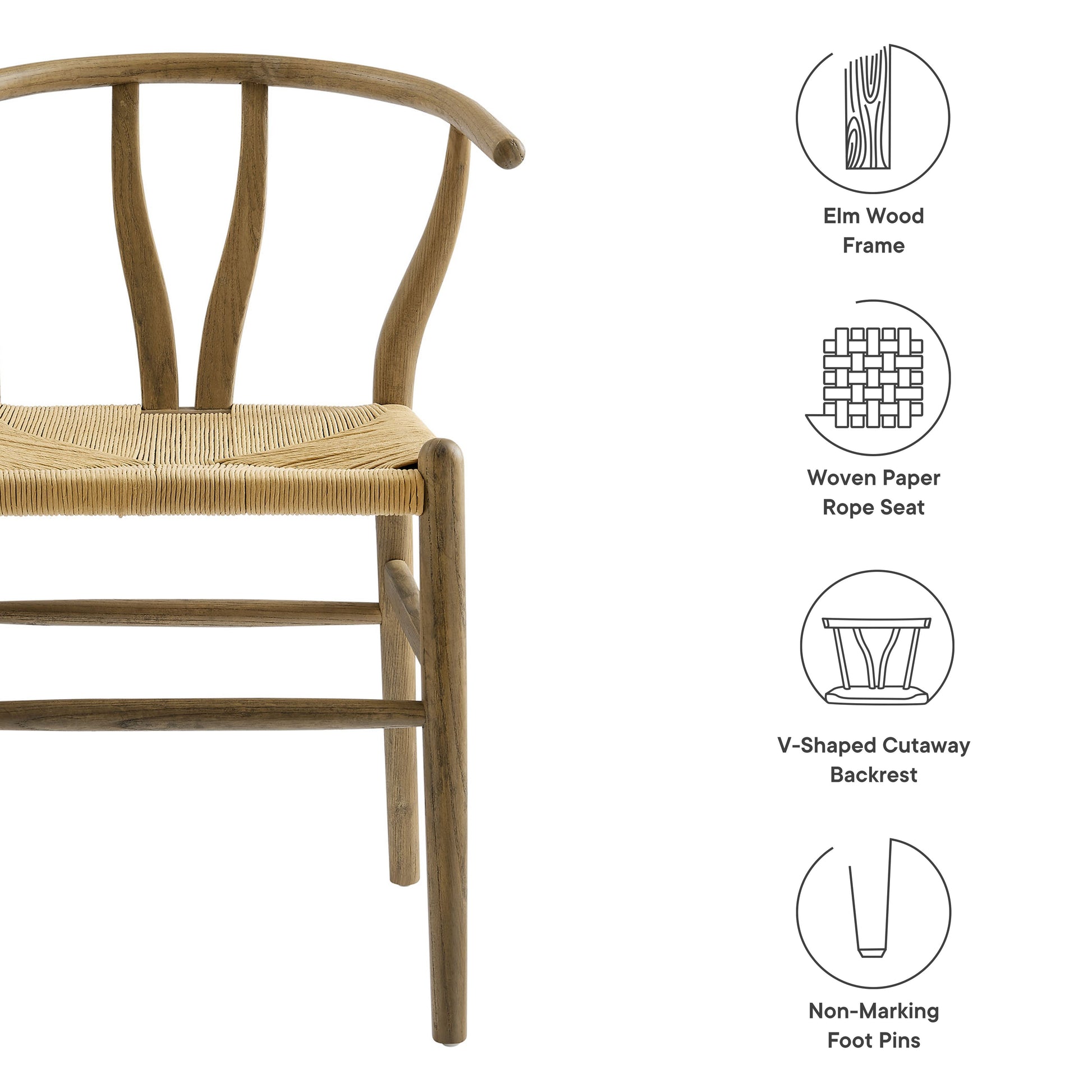 Stylish Amish 32" Wooden Dining Chair - Modern Accent Seating