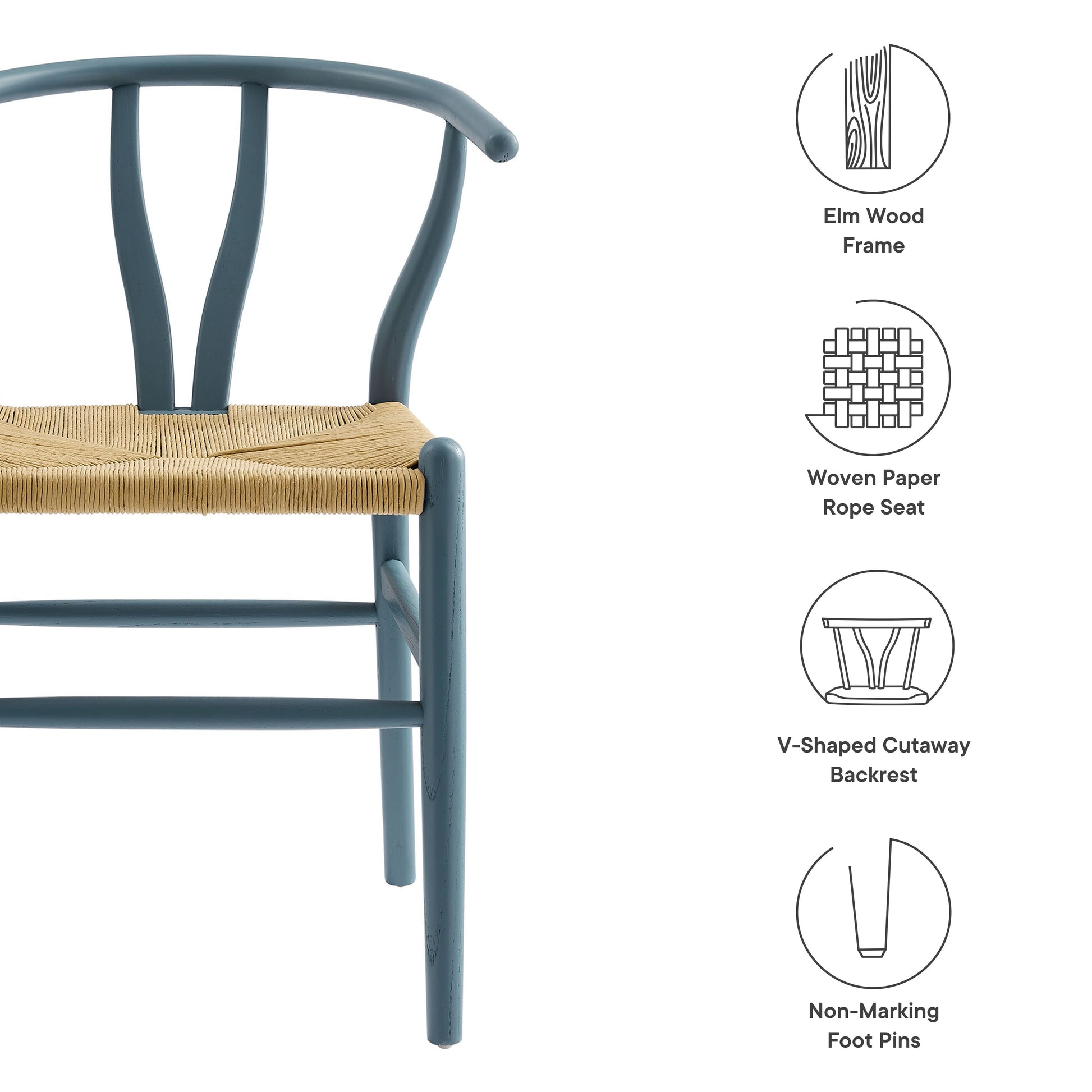 Stylish Amish 32" Wooden Dining Chair - Modern Accent Seating