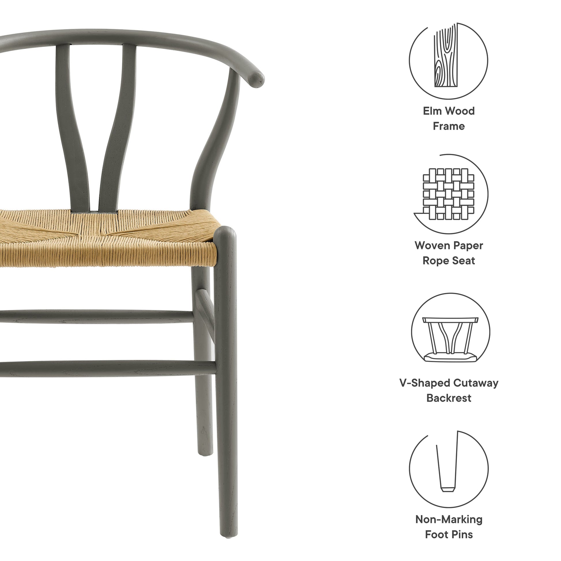 Stylish Amish 32" Wooden Dining Chair - Modern Accent Seating