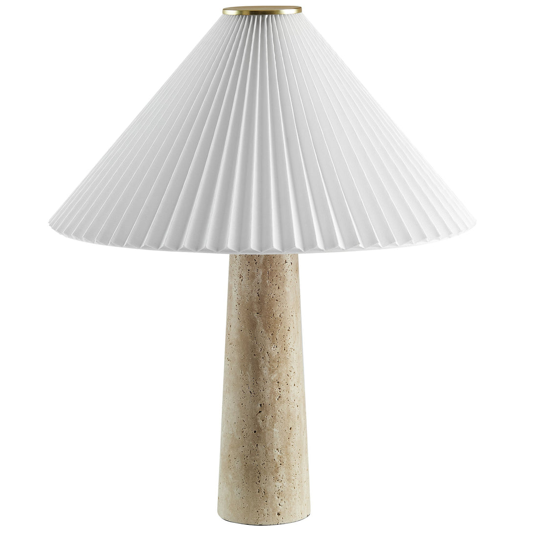 Travertine Table Lamp