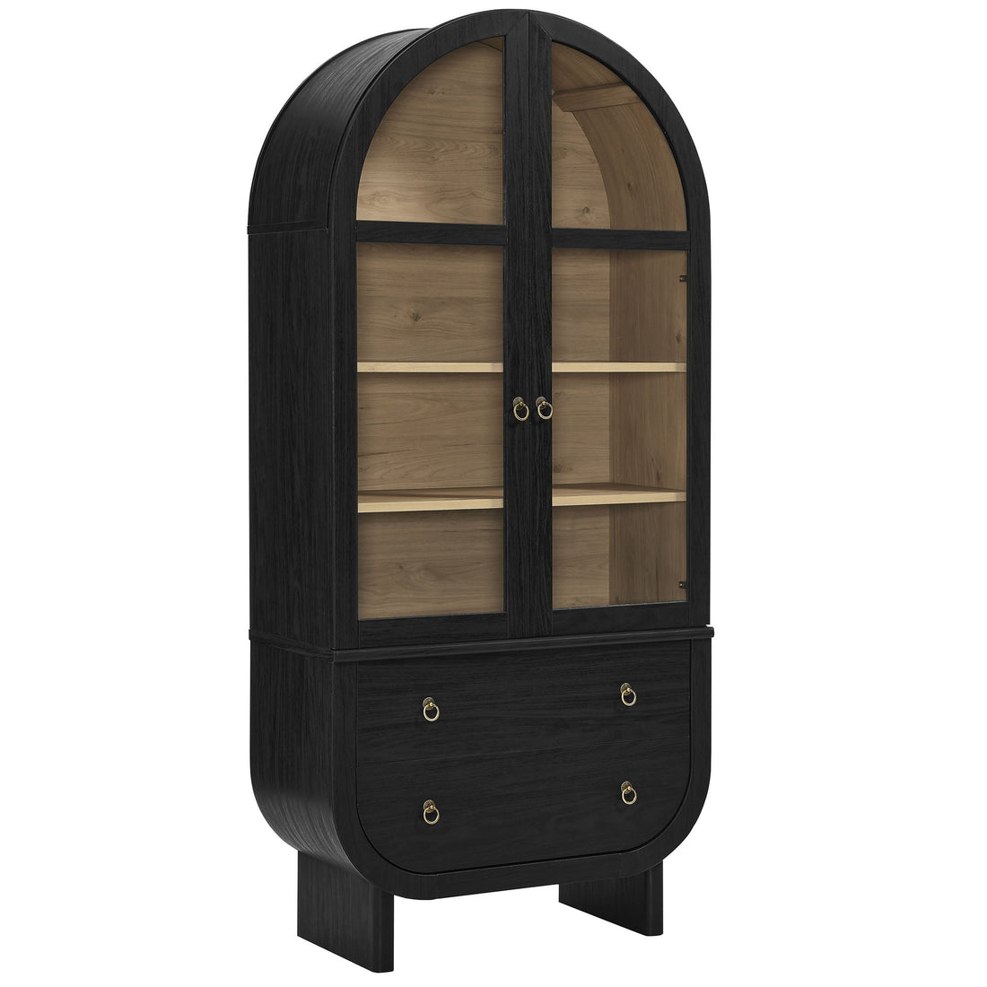 Nyx Black Arched Display Cabinet