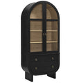 Nyx Black Arched Display Cabinet