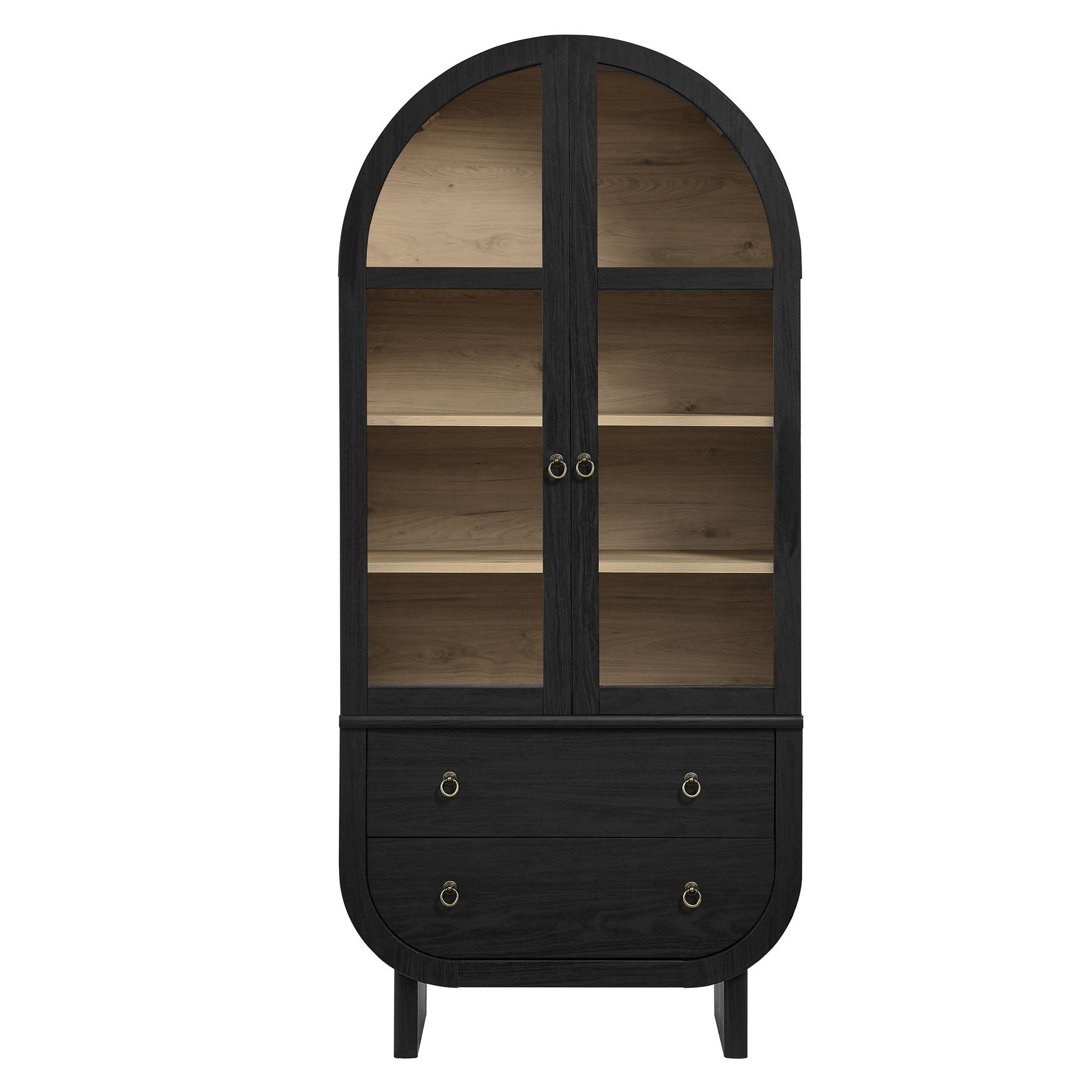 Nyx Black Arched Display Cabinet